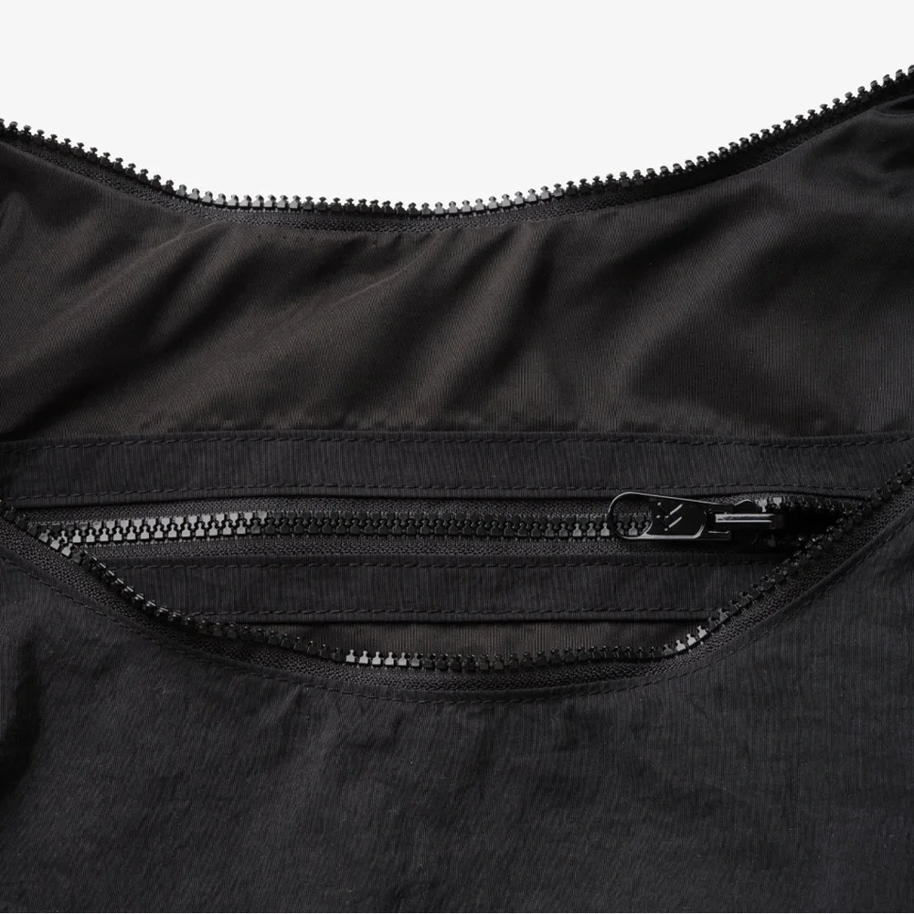 Black Large Slouchy Shoulder Bag - Picture 5 of 7